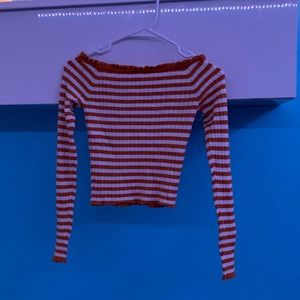 Sky and Sparrow off the shoulder long sleeve
